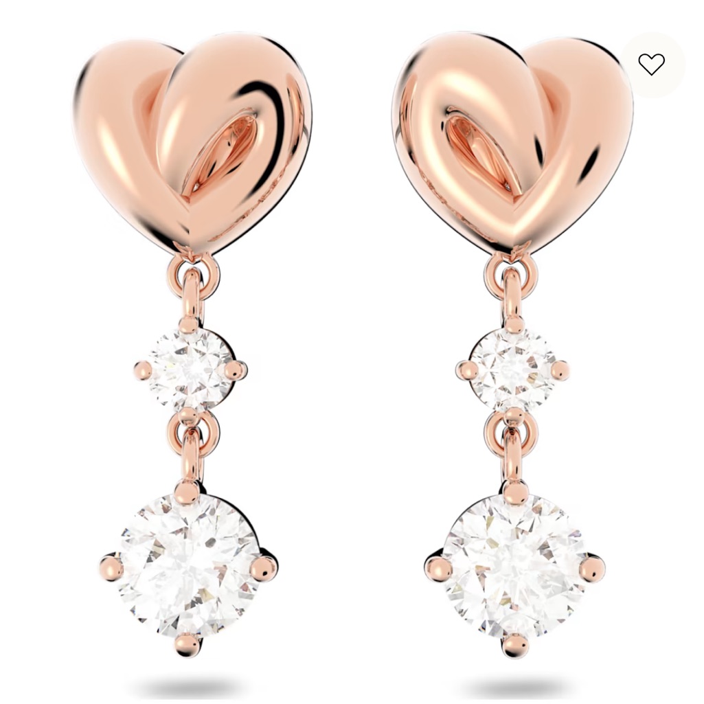Swarovski Life Long Heart Drop Earrings
